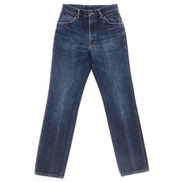 80s Lee 209 jeans Union made rare style 1980s vintage 28 x 32 - Picture 2 of 4